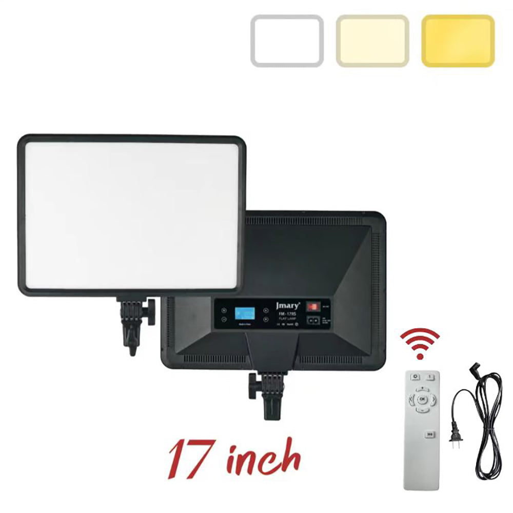 Jmary FM-17RS Uzaktan Kumandalı Dijital Göstergeli 17 inç LED Panel Video Işığı Jmary FM-17RS Uzaktan Kumandalı Dijital Göstergeli 17 inç LED Panel Video Işığı